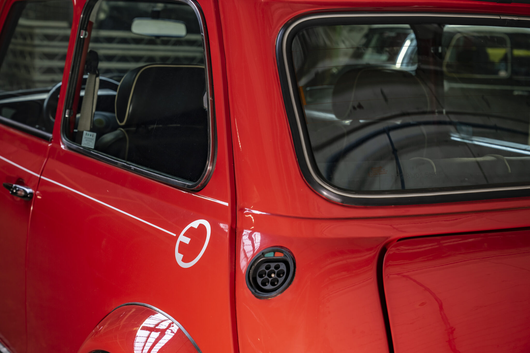 Recharged and electrifying: the classic Mini launches into the future.