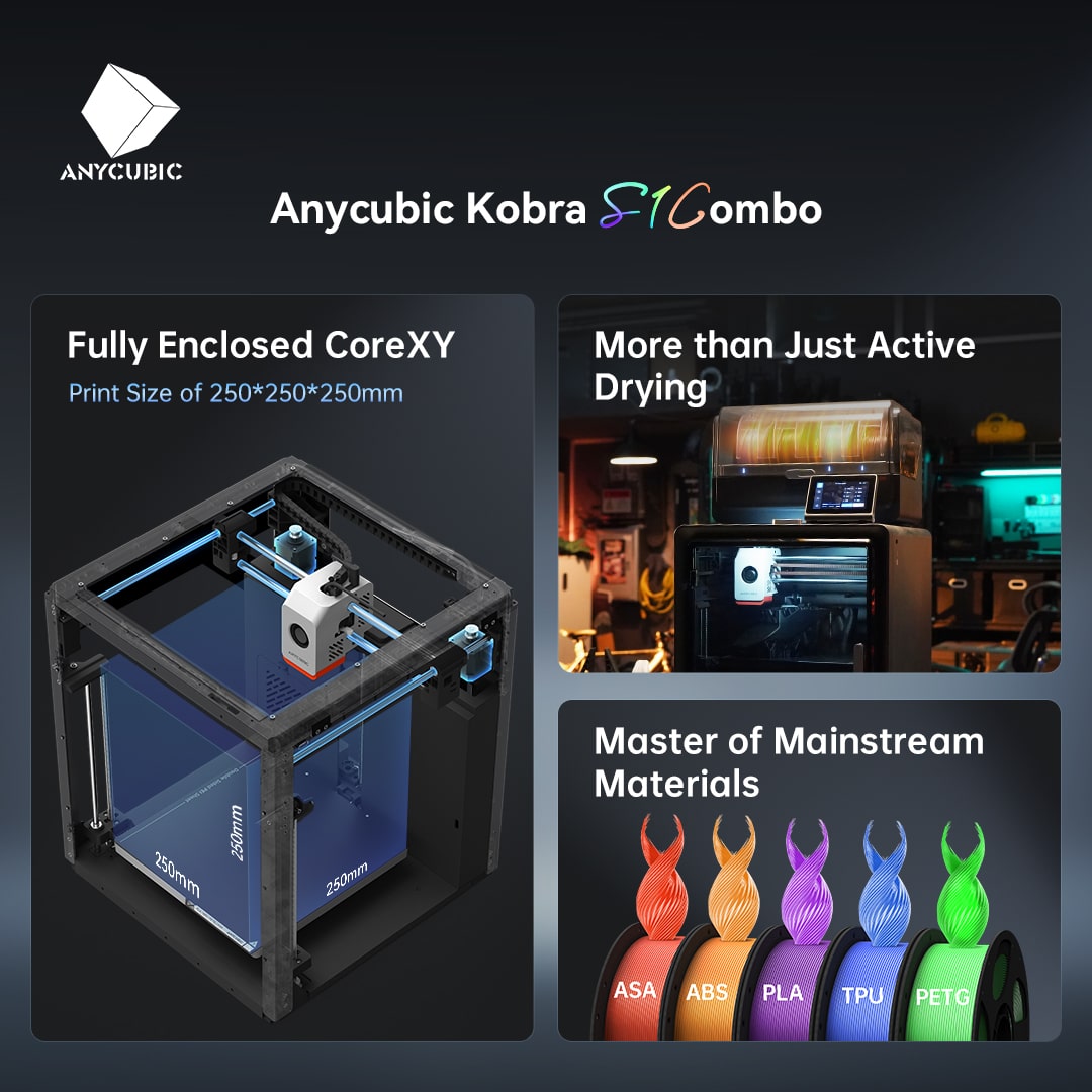 Unlocking the Future of 3D Printing: Anycubic S1 Combo Pre-sale Review