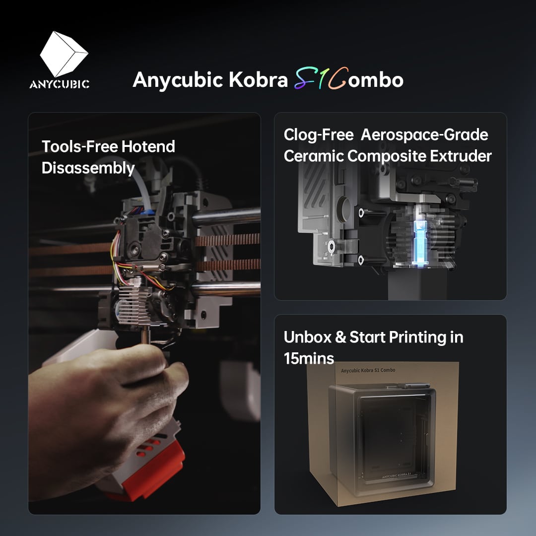 Unlocking the Future of 3D Printing: Anycubic S1 Combo Pre-sale Review