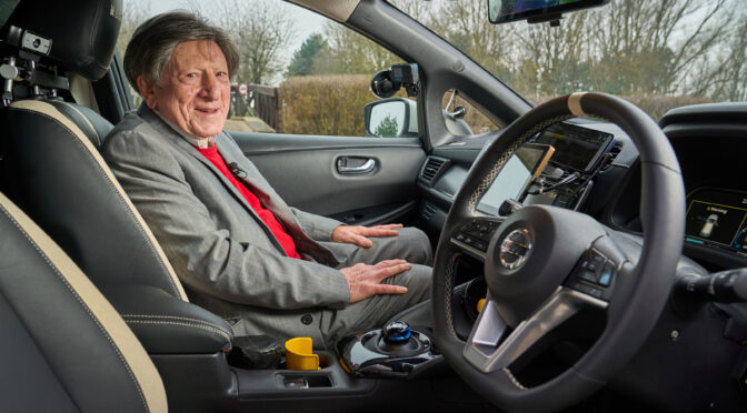 This is the future of motoring, says Brad, 93, after a trip in a self-driving Nissan